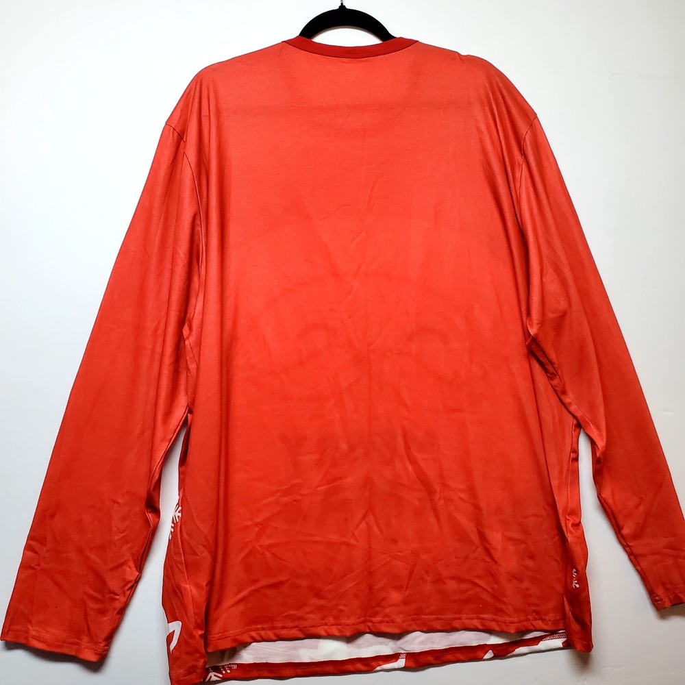 PatPat Men's 3XL Red Merry Xmas Santa Long Sleeve Top – Super Cute & Fun Holiday - Picture 2 of 11